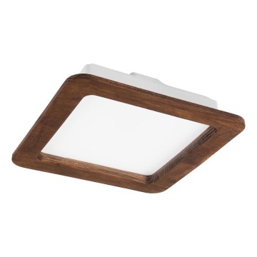Oprawa sufitowa LED WOODY SPOT LED/17W/230V 3000K wiśnia 18,5x18,5 cm