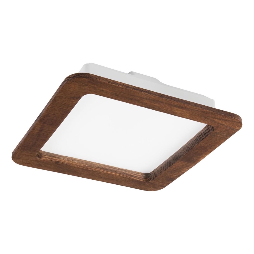 Oprawa sufitowa LED WOODY SPOT LED/17W/230V 3000K wiśnia 18,5x18,5 cm