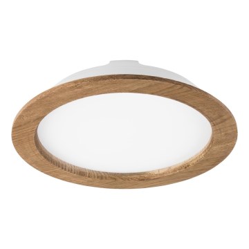 Oprawa sufitowa LED WOODY SPOT LED/23,5W/230V 4000K orzech Ø 23,5 cm
