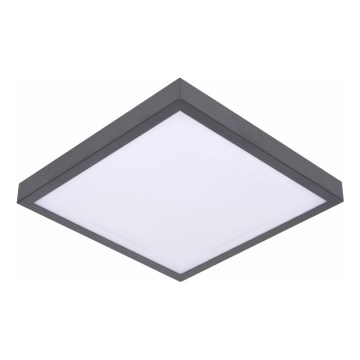 Oprawa sufitowa LED z czujnikiem ruchu i zmierzchu VITALI LED/24W/230V 4000K 33x33 cm antracyt