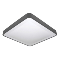 Oprawa sufitowa LED z czujnikiem ruchu i zmierzchu WILTON LED/24W/230V 4000K 33x33 cm antracyt