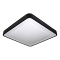 Oprawa sufitowa LED z czujnikiem ruchu i zmierzchu WILTON LED/24W/230V 4000K 33x33 cm czarna