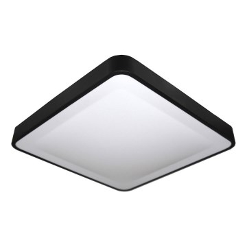 Oprawa sufitowa LED z czujnikiem ruchu i zmierzchu WILTON LED/24W/230V 4000K 33x33 cm czarna