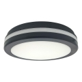 Oprawa sufitowa LED z czujnikiem ruchu LED/20W/230V 3000/4000/6500K Ø 230 cm IP54 antracyt