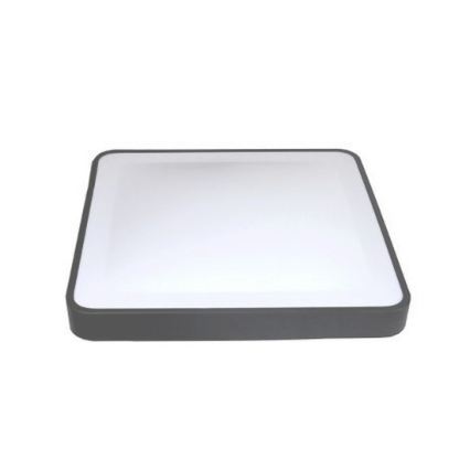 Oprawa sufitowa LED z czujnikiem ruchu i zmierzchu WILTON LED/24W/230V 4000K 33x33 cm antracyt
