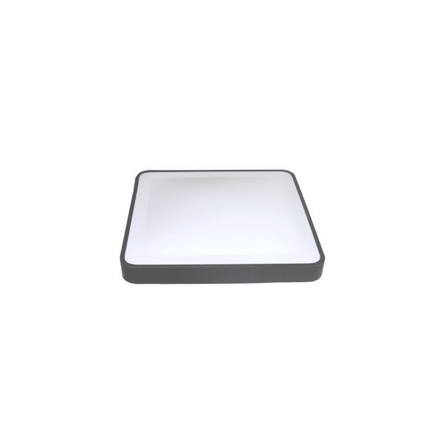 Oprawa sufitowa LED z czujnikiem ruchu i zmierzchu WILTON LED/24W/230V 4000K 33x33 cm antracyt