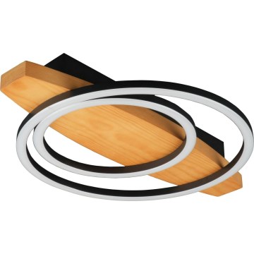 Oprawa sufitowa MELISA LED/28W/230V 30x40 cm sosna