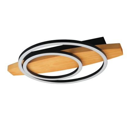 Oprawa sufitowa MELISA LED/28W/230V 30x40 cm sosna