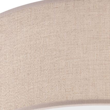 Oprawa sufitowa MONTE 1xE27/60W/230V, śr. 35 cm, brązowa