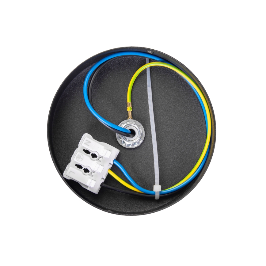 Oprawa sufitowa MOONLIGHT 1xE27/15W/230V śr. 16 cm czarna