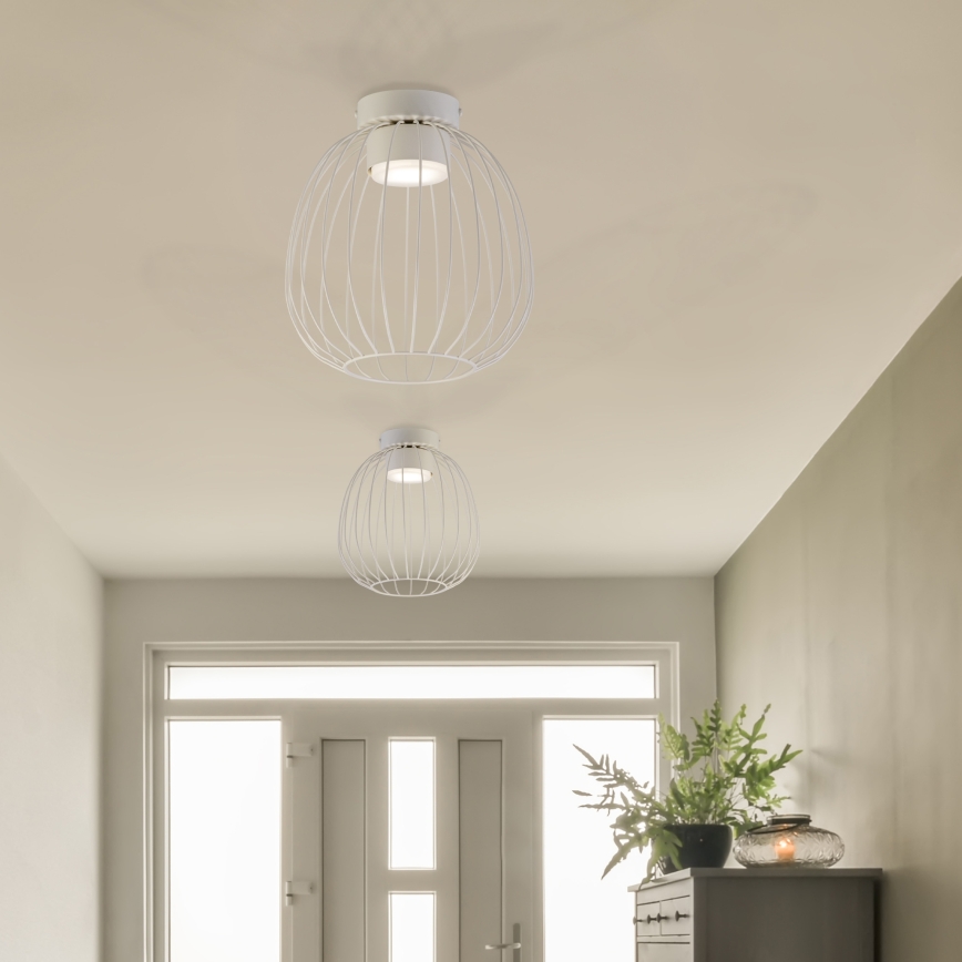 Oprawa sufitowa OVELLA 1xGX53/10W/230V Ø 25 cm kremowa