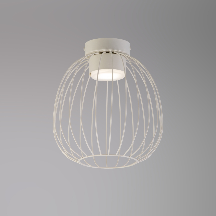 Oprawa sufitowa OVELLA 1xGX53/10W/230V Ø 25 cm kremowa