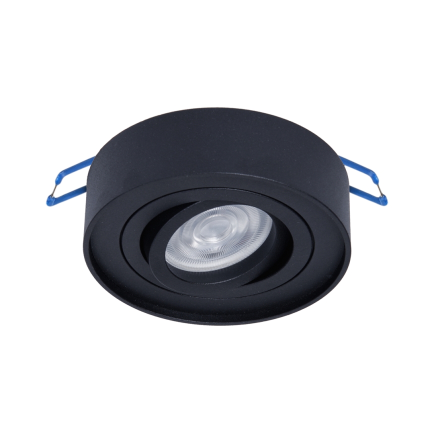 Oprawa sufitowa punktowa NUSA 1xGU5,3/MR16/50W/12V okrągła czarna