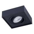 Oprawa sufitowa punktowa NUSA 1xGU5,3/MR16/50W/12V kwadratowa czarna
