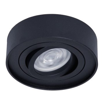Oprawa sufitowa punktowa NUSA 1xGU5,3/MR16/50W/12V okrągła czarna