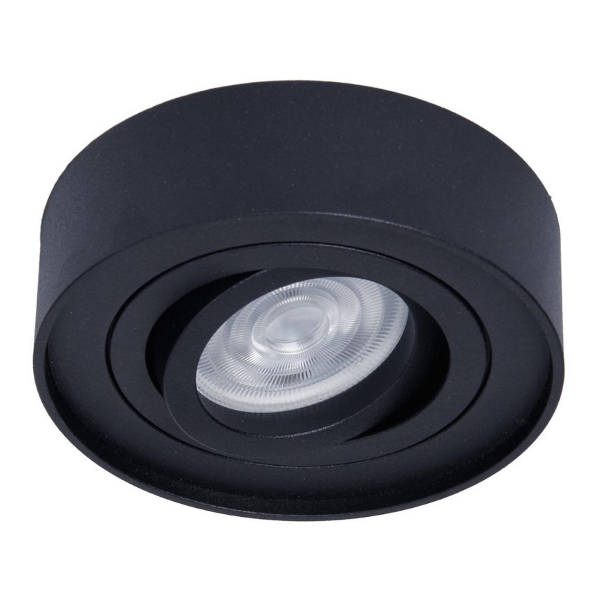 Oprawa sufitowa punktowa NUSA 1xGU5,3/MR16/50W/12V okrągła czarna