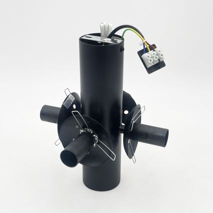Oprawa sufitowa SFERIO 4xE14/5W/230V czarna/przezroczysta