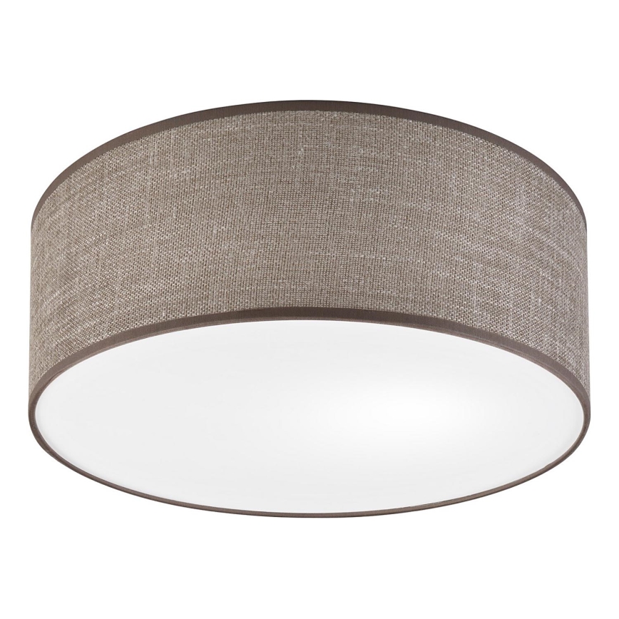 Oprawa sufitowa SIRJA 1xE27/15W/230V Ø 35 cm brązowa