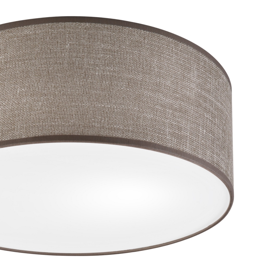 Oprawa sufitowa SIRJA 1xE27/15W/230V Ø 35 cm brązowa