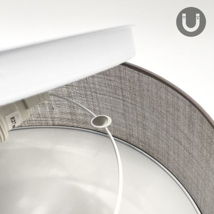 Oprawa sufitowa SIRJA 1xE27/15W/230V Ø 35 cm brązowa