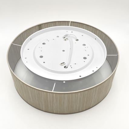 Oprawa sufitowa SIRJA 2xE27/15W/230V śr. 45 cm beżowa