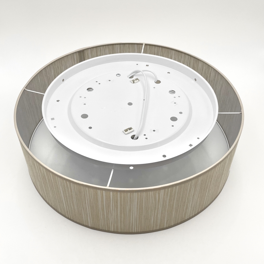 Oprawa sufitowa SIRJA 2xE27/15W/230V śr. 45 cm beżowa