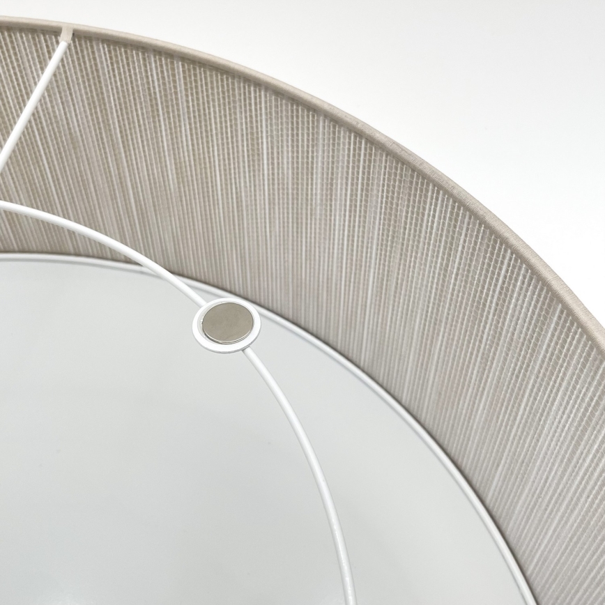 Oprawa sufitowa SIRJA 2xE27/15W/230V śr. 45 cm beżowa