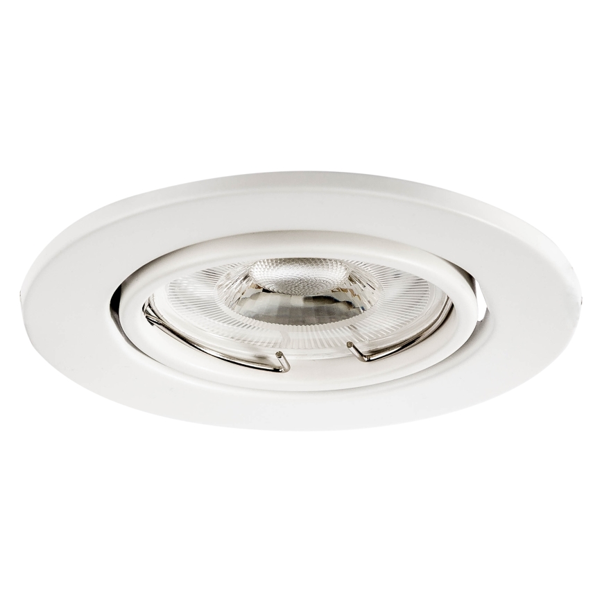 Oprawa sufitowa wpuszczana 1xGU10/MR16/10W/230V śr. 9 cm biała