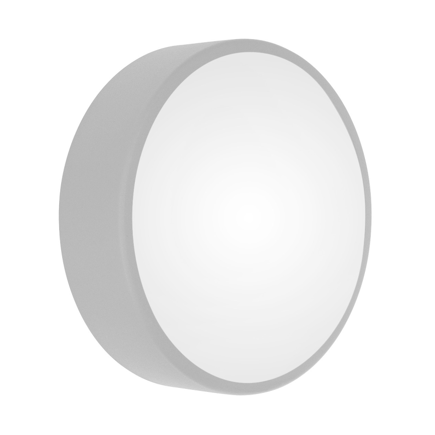 Lampa sufitowa z czujnikiem ruchu i zmierzchu CLEO 2xE27/24W/230V śr. 30 cm szary