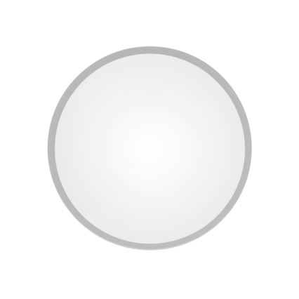 Lampa sufitowa z czujnikiem ruchu i zmierzchu CLEO 2xE27/24W/230V śr. 30 cm szary