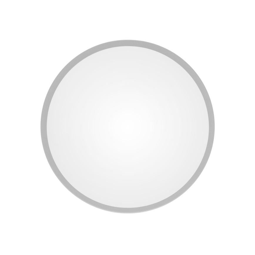 Lampa sufitowa z czujnikiem ruchu i zmierzchu CLEO 2xE27/24W/230V śr. 30 cm szary