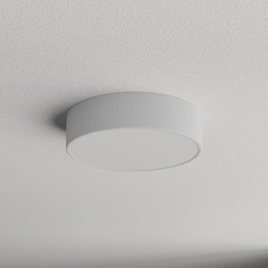 Lampa sufitowa z czujnikiem ruchu i zmierzchu CLEO 2xE27/24W/230V śr. 30 cm szary