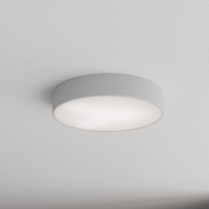 Lampa sufitowa z czujnikiem ruchu i zmierzchu CLEO 3xE27/24W/230V śr. 40 cm szara
