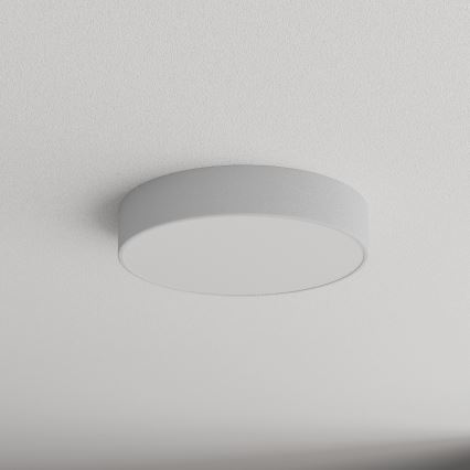 Lampa sufitowa z czujnikiem ruchu i zmierzchu CLEO 3xE27/24W/230V śr. 40 cm szara