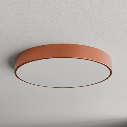 Lampa sufitowa CLEO z czujnikiem ruchu i zmierzchu, 5×E27/24W/230V, średnica 60 cm, miedziana