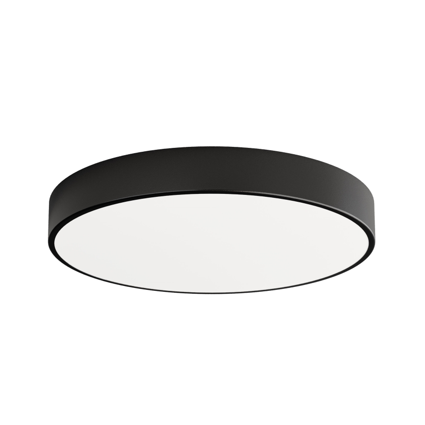 Lampa sufitowa z czujnikiem ruchu i zmierzchu CLEO 5xE27/24W/230V o średnicy 60 cm, czarna