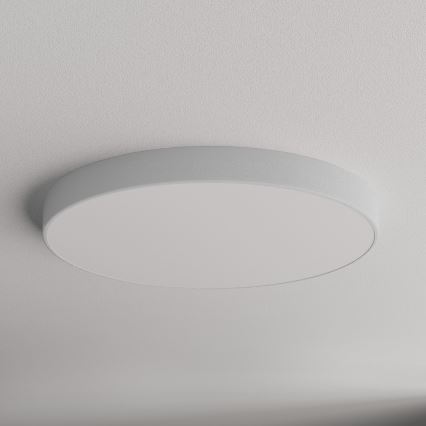 Lampa sufitowa z czujnikiem ruchu i zmierzchu CLEO 6xE27/24W/230V śr. 80 cm szara