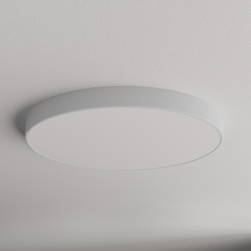 Lampa sufitowa z czujnikiem ruchu i zmierzchu CLEO 6xE27/24W/230V śr. 80 cm szara