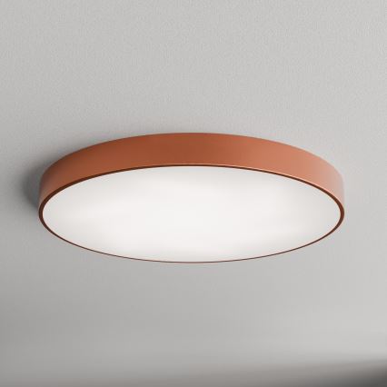 Lampa sufitowa CLEO z czujnikiem ruchu i zmierzchu 6xE27/24W/230V o średnicy 80 cm miedziana