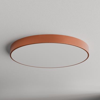 Lampa sufitowa CLEO z czujnikiem ruchu i zmierzchu 6xE27/24W/230V o średnicy 80 cm miedziana