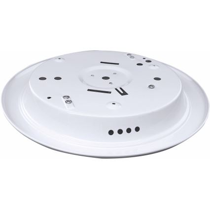 Lampa sufitowa MANA z czujnikiem ruchu i zmierzchu 2xE27/40W/230V, śr. 30 cm, biała