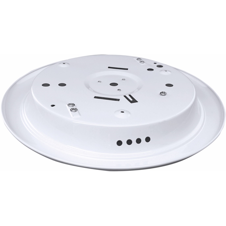 Lampa sufitowa MANA z czujnikiem ruchu i zmierzchu 2xE27/40W/230V, śr. 30 cm, biała