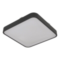 Oprawa sufitowa z czujnikiem WILTON 2xE27/60W/230V 33x33 cm antracyt
