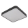 Oprawa sufitowa z czujnikiem WILTON 2xE27/60W/230V 33x33 cm antracyt