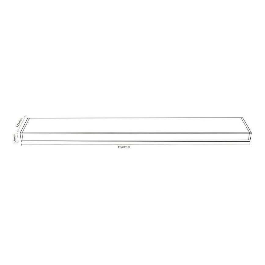 Oprawa świetlówkowa 2xG13/18W/230V 124 cm