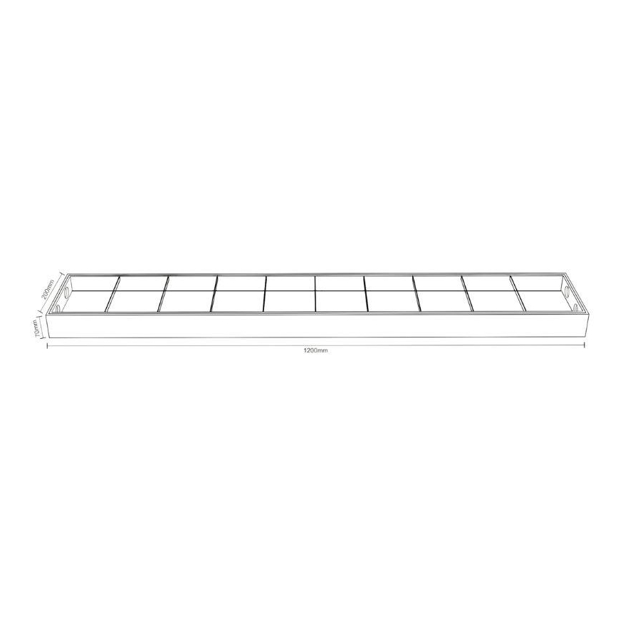 Oprawa świetlówkowa T8 2xG13/18W/230V 120 cm biała