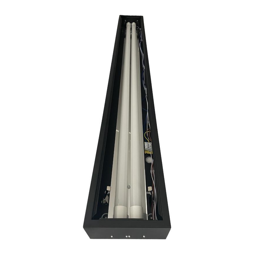 Oprawa świetlówkowa T8 2xG13/18W/230V 120 cm czarna