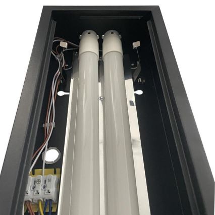 Oprawa świetlówkowa T8 2xG13/18W/230V 120 cm czarna