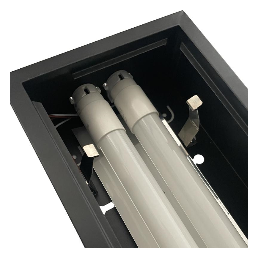 Oprawa świetlówkowa T8 2xG13/18W/230V 120 cm czarna
