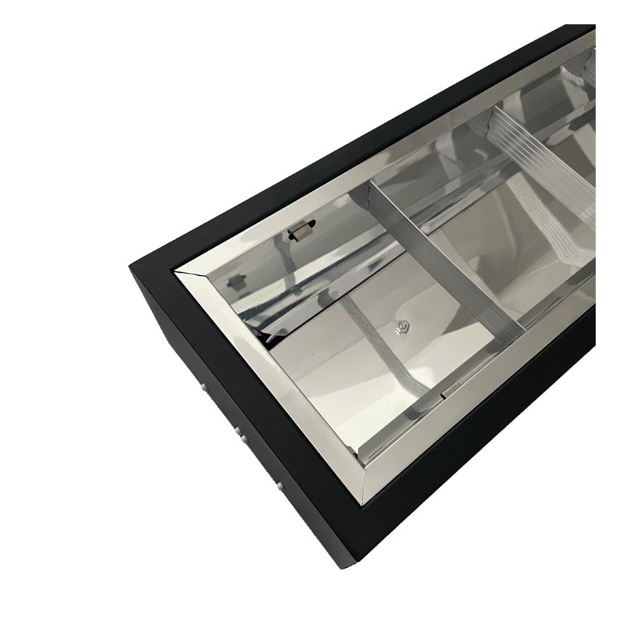 Oprawa świetlówkowa T8 2xG13/18W/230V 120 cm czarna